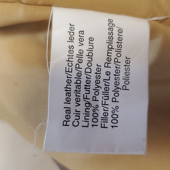 Women Ambition Leather Jacket, Size XXL, Color Cognac - Picture 7 of 9